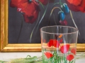 Vase coquelicots