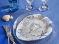 Assiette forme poisson