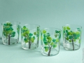 Set de 4 verres arbres